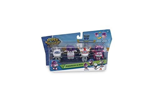 Super Wings Transform A Bots 4pk Rescue Dizzy