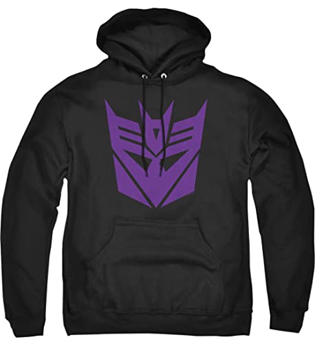 Cotton Soul Transformers Decepticon Herren Kapuzenpullover Schwarz Schwarz