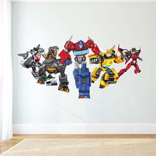 Wandtattoo Motiv Transformers Autobots Group Vinyl Kunst Wandbild