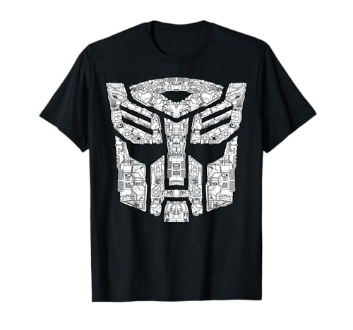Transformers Autobots Icon Collage Filled Logo T Shirt