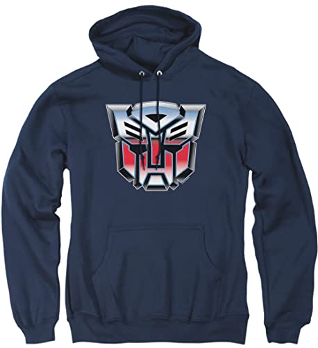 Cotton Soul Transformers Airbrush Logo Herren Kapuzenpullover Marineblau