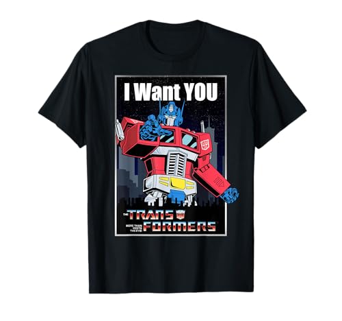 Transformers Optimus Prime I Want You Retro Poster