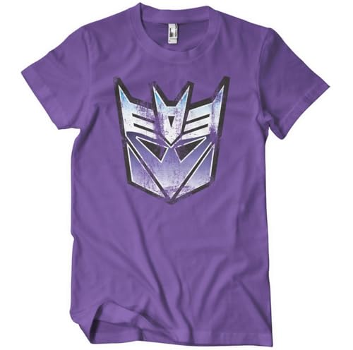 Transformers Offizielles Lizenzprodukt Distressed Decepticon Shield Herren T
