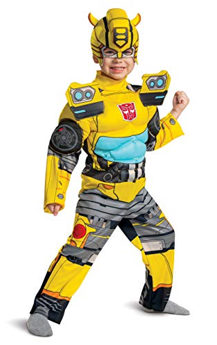 Disguise Bumblebee Costume Toddlers Muscle Transformer Costumes For