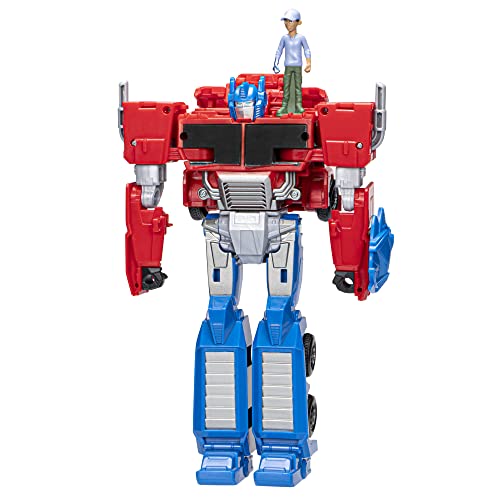 Transformers Spielzeug Earthspark Spin Changer Optimus Prime Action