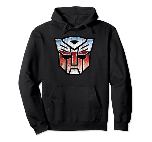 Transformers Logo Autobot Distressed Pullover Hoodie