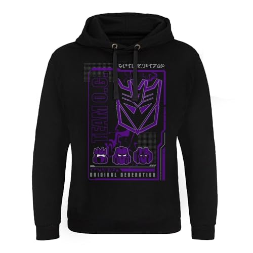 Transformers Offizielles Lizenzprodukt Decepticon Original Generation Epic Kapuzenpullover