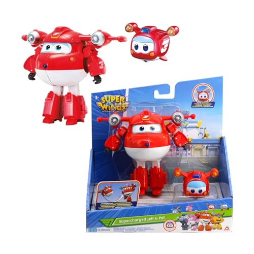 Super Wings Transforming Flugzeug Supercharged Und Super Pet