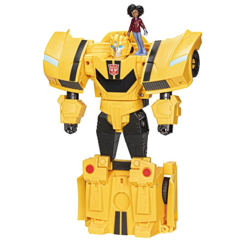 Transformers Spielzeug Earthspark Spin Changer Bumblebee Action Figur