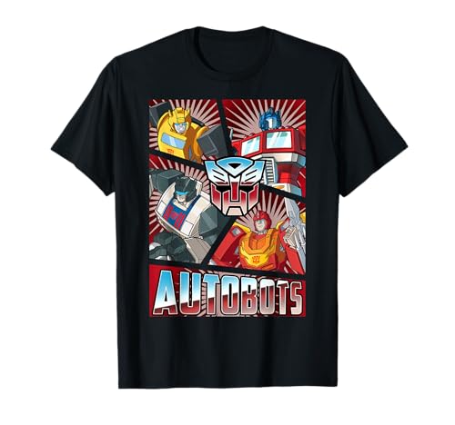 Transformers Autobots Cut Up Retro Vintage Panels T