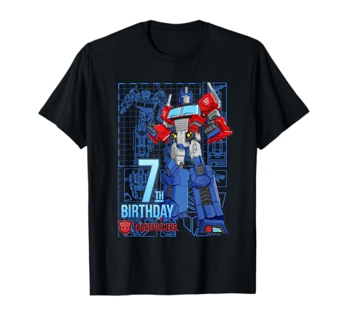 Transformers Optimus Prime 7th Birthday T Shirt