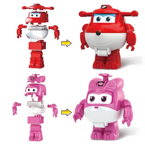 Super Wings 2 In 1 Transformable Spielzeug Baukl