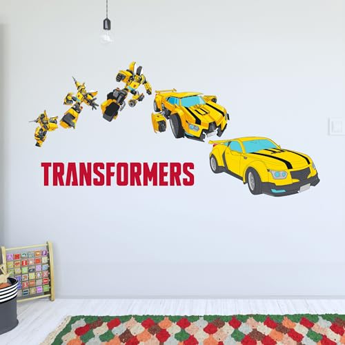 Transformers Wandaufkleber Bumblebee Transformation Wandaufkleber Vinyl Kunst Wandbild
