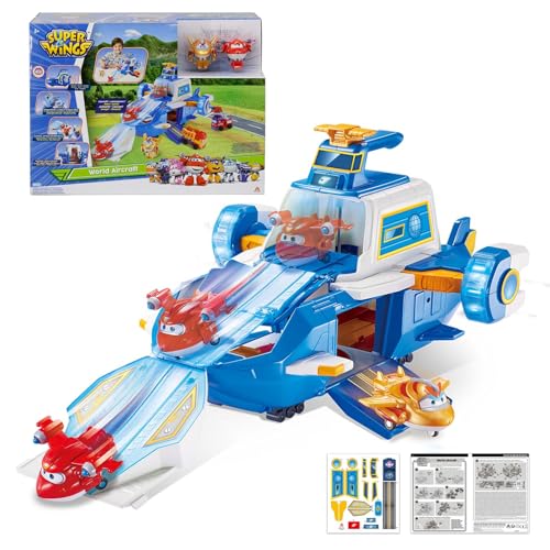 Super Wings Spielset Airport World Flugzeuge Mit 2