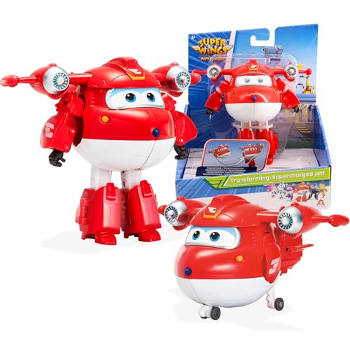 Auldey Eu740283 Super Wings Transformer Figur Jett Supercharge