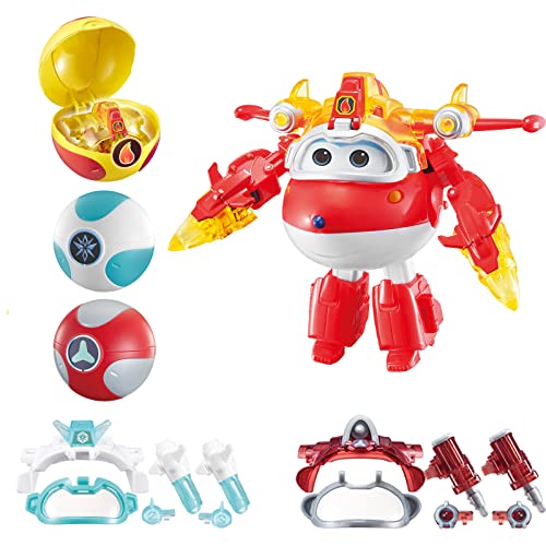 Super Wings Transforming Flugzeug Iron Jett Ca 12