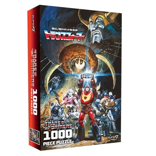 Super7 Transformers Japanese 86 Movie Poster Puzzle 1000