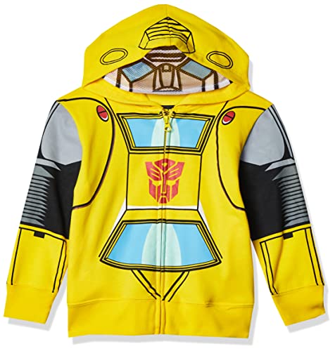 Transformers Toddler Boys Bumblebee Character Hoodies Yellow 4t