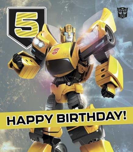 Danilo Promotions Ltd Geburtstagskarte Zum 5 Geburtstag Transformers