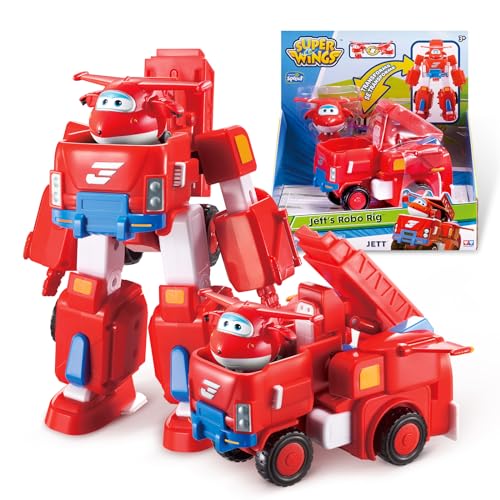 Super Wings Eu720311 Transformations Flugzeug Jett Robo Rig