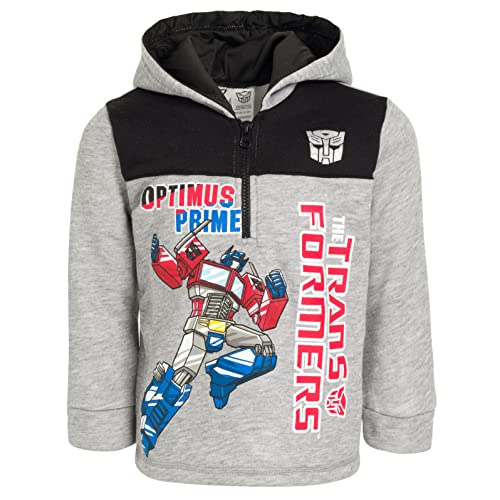 Transformers Optimus Prime Bumblebee Megatron Half Zip Pullover