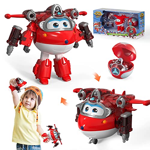 Super Wings Eu760963 Transforming Jett Steel Power Ball