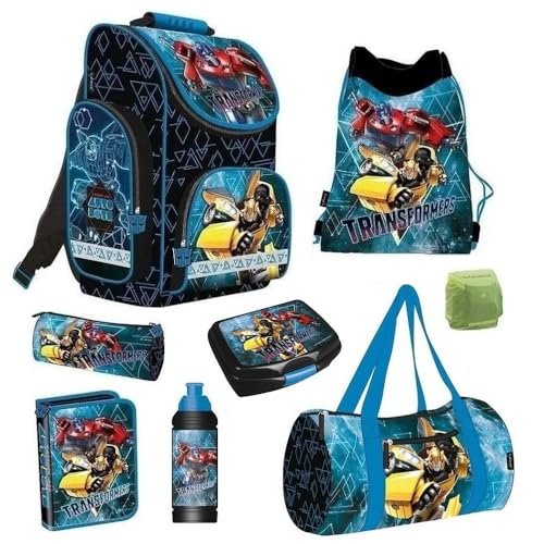 Familando Transformers Schulranzen Set Komplett 8 Teilig Mit