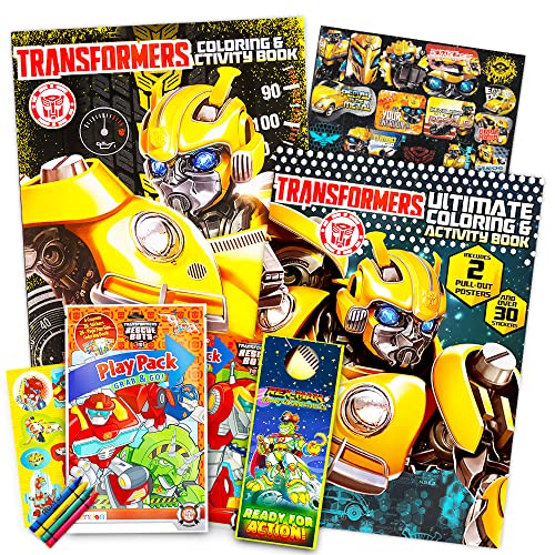 Transformers Rescue Bots Farb Und Activity Book Set